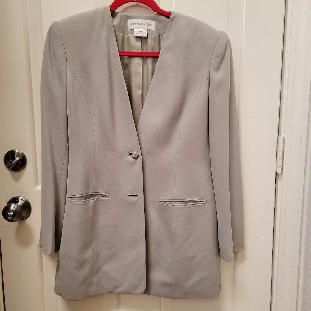 Jones New York Women Long Skirt Suit